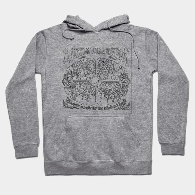 ELECTRIC MUSIC FOR THE MIND AND BODY Hoodie by TheCosmicTradingPost